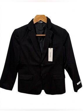 Calvin Klein Boy’s Classic Black Suit Coat Size 10 Husky